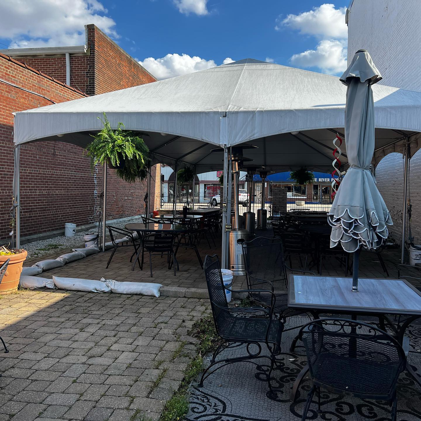 Summer HAS to be here now… the sides are off the tent!!
Can’t wait to plant some beauties soon.
Thursdays special is the Rueben Sandwich.
Don’t forget… we’ll be open on Mother’s Day this year!